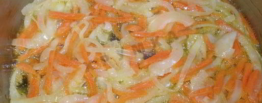 Шаг 4: минтая в сметане в духовке с шампиньонами