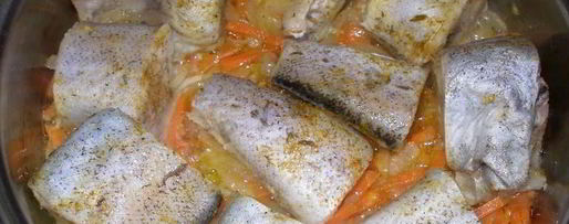 Шаг 5: минтая в сметане в духовке с шампиньонами