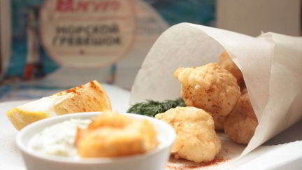 Рецепт Морских гребешков в кляре