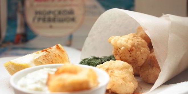 Рецепт морских гребешков в кляре