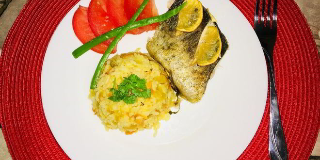 Рецепт радужной форели в духовке с рисом на гарнир