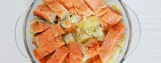 Шаг 2: рыбы красной в микроволновке