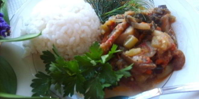 Рецепт рыбы, тушеной с овощами