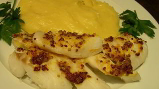 Рецепт Рыбы в горчично-апельсиновом соусе