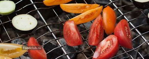 Шаг 4: щупальцев кальмара с овощами на гриле