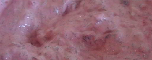 Шаг 3: сельди с черной смородиной