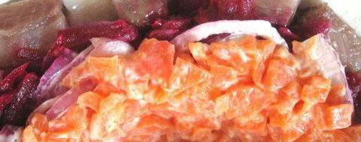 Шаг 6: селедки без шубы теплая зима