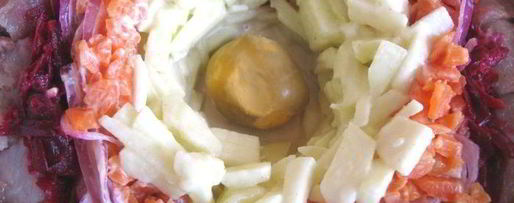 Шаг 7: селедки без шубы теплая зима