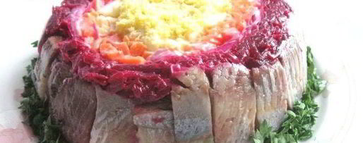 Шаг 9: селедки без шубы теплая зима