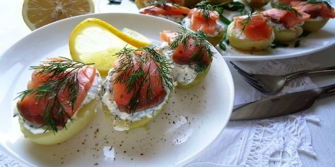 Рецепт семги с картофелем