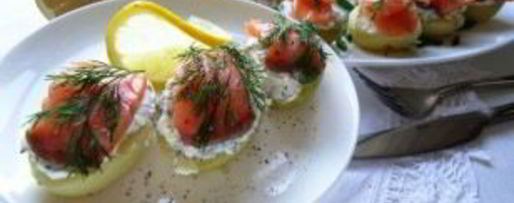 Шаг 3: семги с картофелем