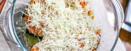 Шаг 3: семги с овощами, запеченная в духовке