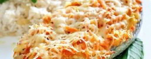 Шаг 5: семги с овощами, запеченная в духовке