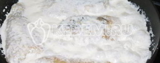 Шаг 2: судака в сливочном соусе