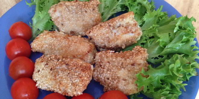 Рецепт трески в кунжуте