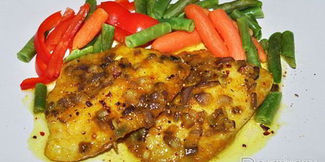 Рецепт запеченной белой рыбы по-вьетнамски