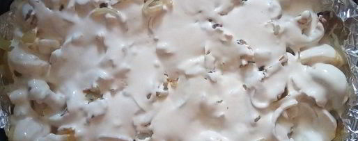 Шаг 3: запеченной щуки-жюльена