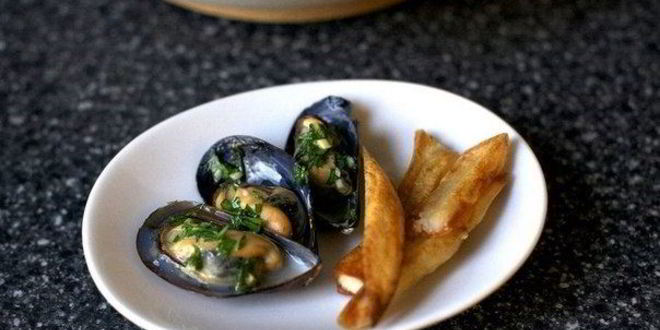 Рецепт жареных моллюсков