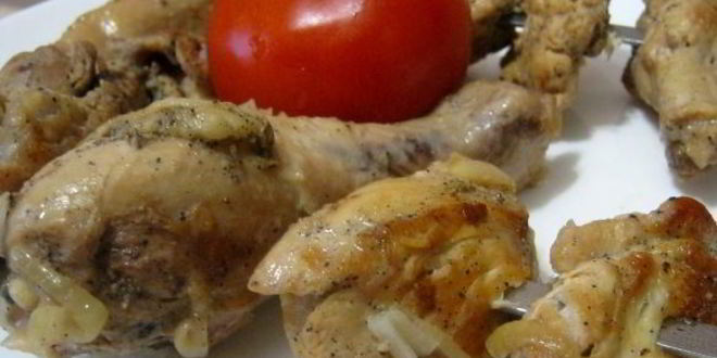 Рецепт куриного шашлыка с уксусом