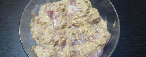 Шаг 4: куриного шашлыка в ореховом маринаде