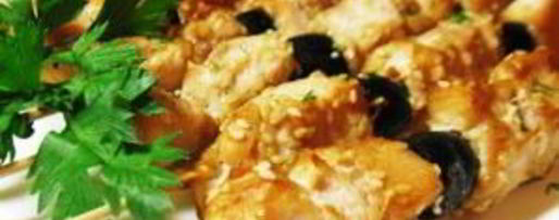 Шаг 6: куриного шашлыка в соевом маринаде с маслинами