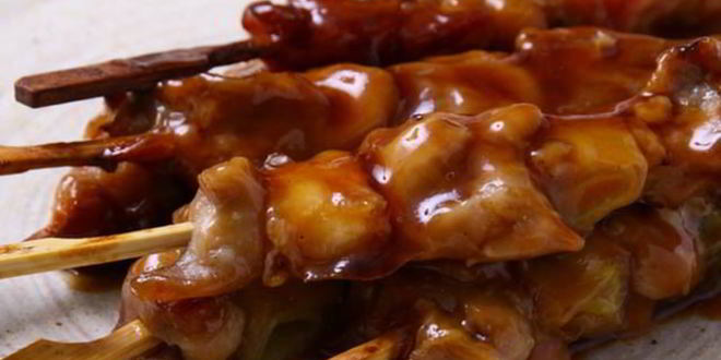 Рецепт куриных шашлыков по-японски