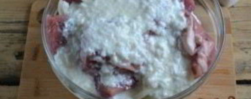 Шаг 3: маринада для шашлыка из свинины с кефиром