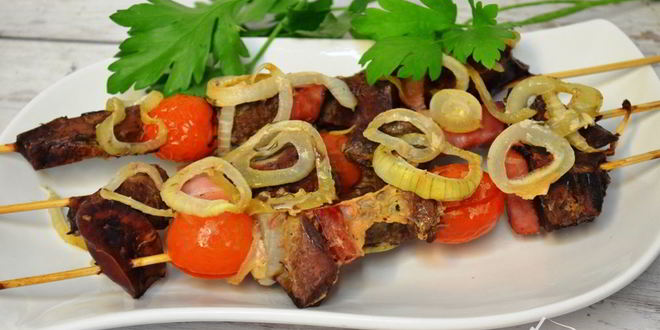 Рецепт печеночного шашлыка