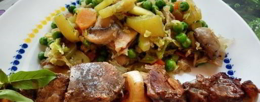 Шаг 5: печеночного шашлыка