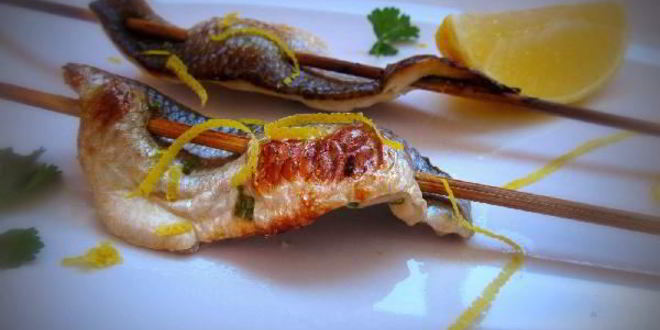Рецепт шашлычков из рыбы с медом и розмарином