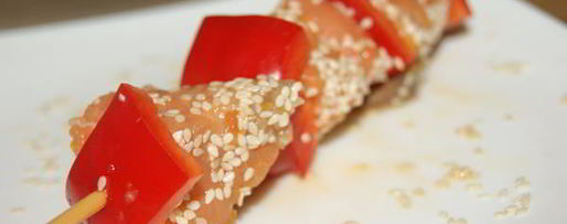 Шаг 4: шашлычков из семги