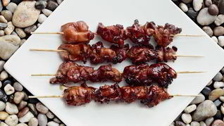 Рецепт Шашлычков якитори из цесарки