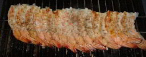 Шаг 4: шашлыка из креветок на шпажках