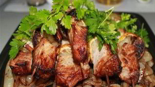 Рецепт Шашлыка из куриного филе в аэрогриле