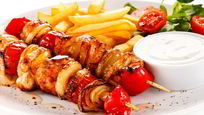 Рецепт Шашлыка из курицы с картошкой и помидорами черри