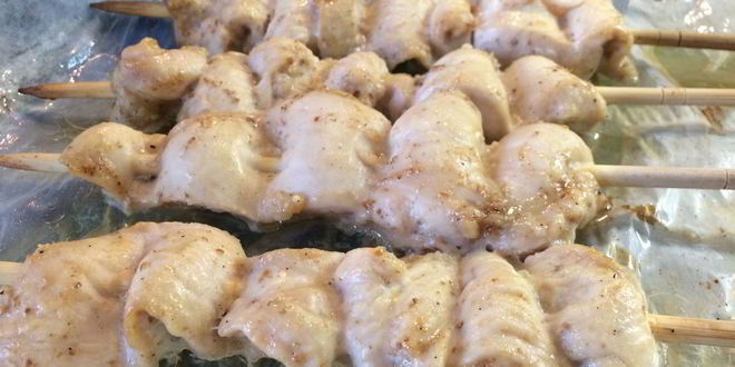 Рецепт шашлыка из курицы с кориандром в духовке