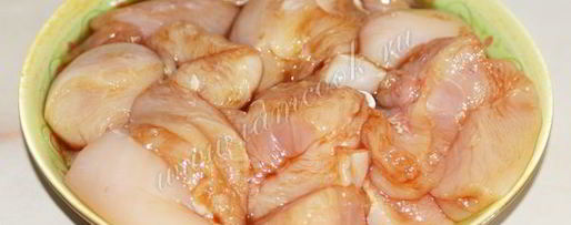 Шаг 2: шашлыка из курицы в духовке