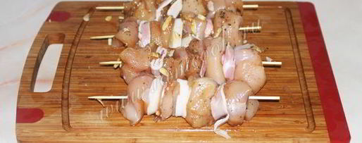 Шаг 5: шашлыка из курицы в духовке