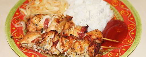 Шаг 7: шашлыка из курицы в духовке