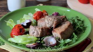 Рецепт Шашлыка из рыбы на мангале