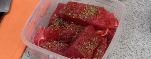 Шаг 4: шашлыка из рыбы на мангале