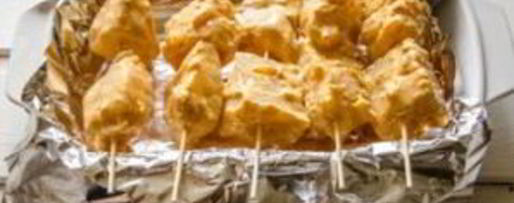 Шаг 6: шашлыка из рыбы трески