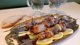 Рецепт Шашлыка из свинины с лимоном в аэрогриле