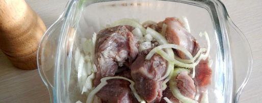 Шаг 4: шашлыка из свинины с лимоном в аэрогриле