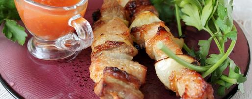Шаг 4: шашлыка из свинины с маринадом из лука и кефира