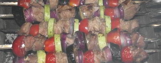 Шаг 5: шашлыка из свинины с овощами в луковом маринаде