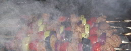 Шаг 6: шашлыка из свинины с овощами в луковом маринаде