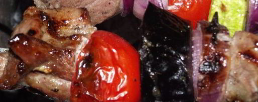 Шаг 7: шашлыка из свинины с овощами в луковом маринаде