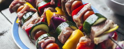 Шаг 9: шашлыка из свинины с овощами