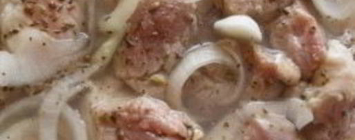 Шаг 2: шашлыка из свинины в вине